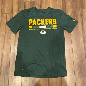 Nike Green Bay Packers Dri-Fit Tee SZ M